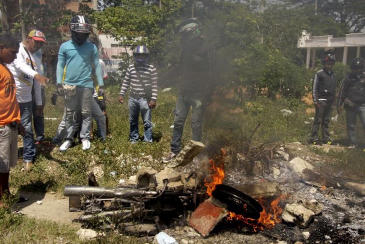En algunos sectores de Sincelejo, la comunidad ha reaccionado para defenderse de los delincuentes. MANUEL SANTIAGO PÉREZ/EL UNIVERSAL/