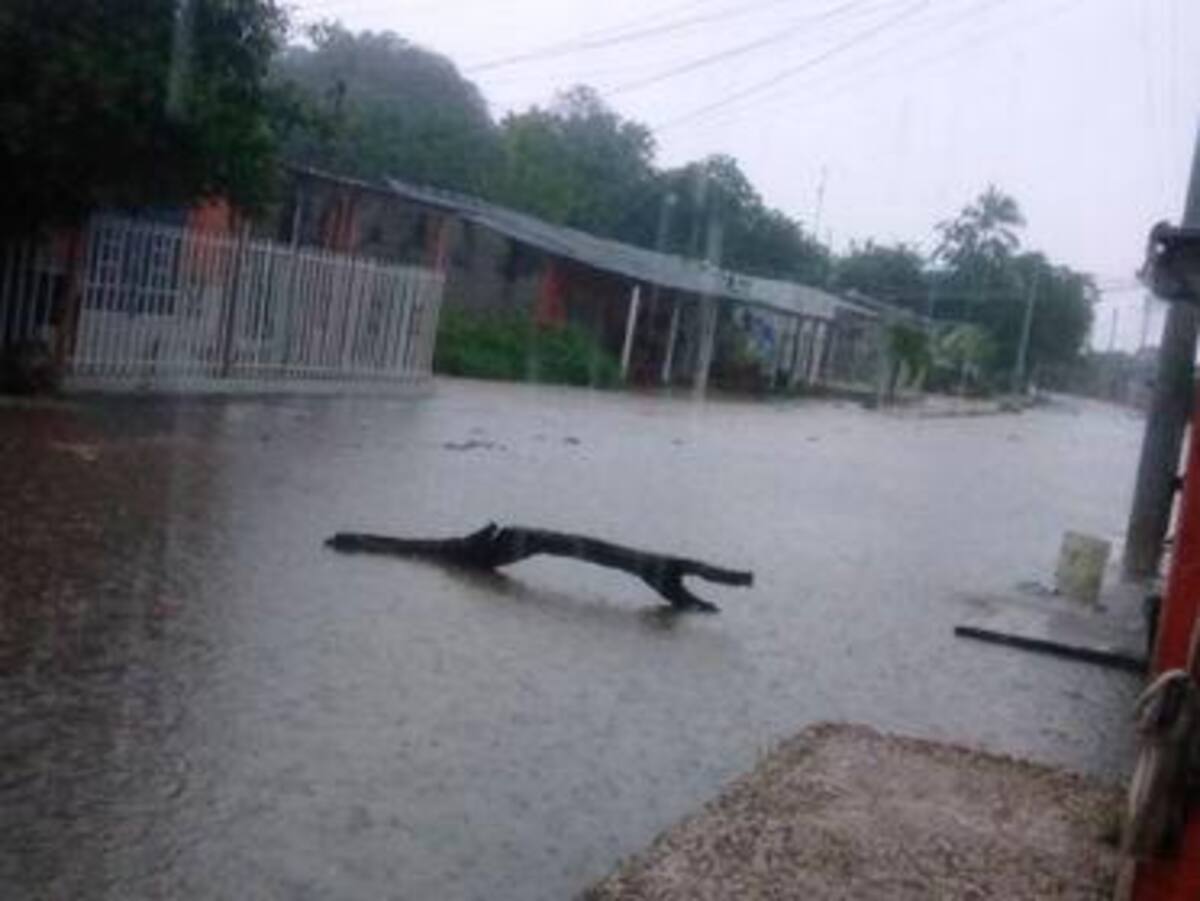 Fuertes lluvias en Caño del Oro. // Cortesía