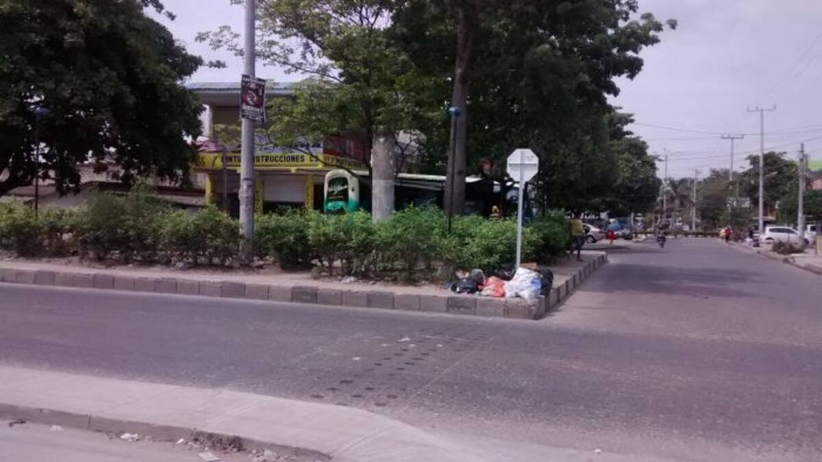 La glorieta del Foco Rojo, en el barrio Olaya Herrera, es otra favorecida. Cortesía
