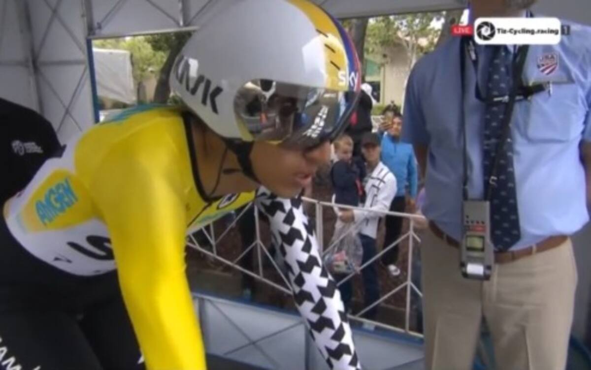 Egan Bernal. Captura de video
