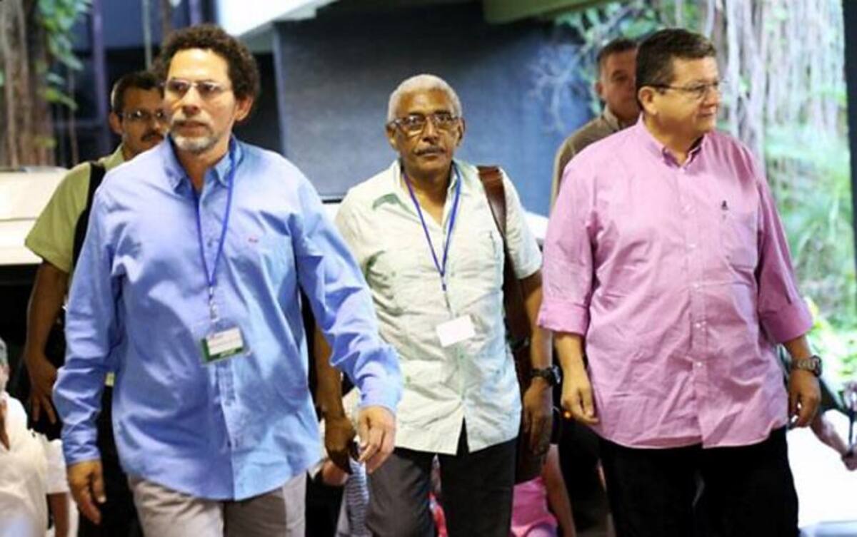 Delegados de las Farc en La Habana. COLPRENSA