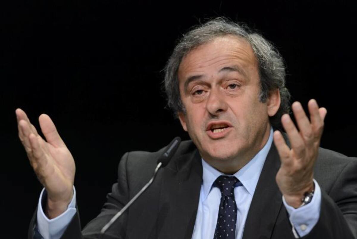 Michel Platini. AFP FABRICE COFFRINI