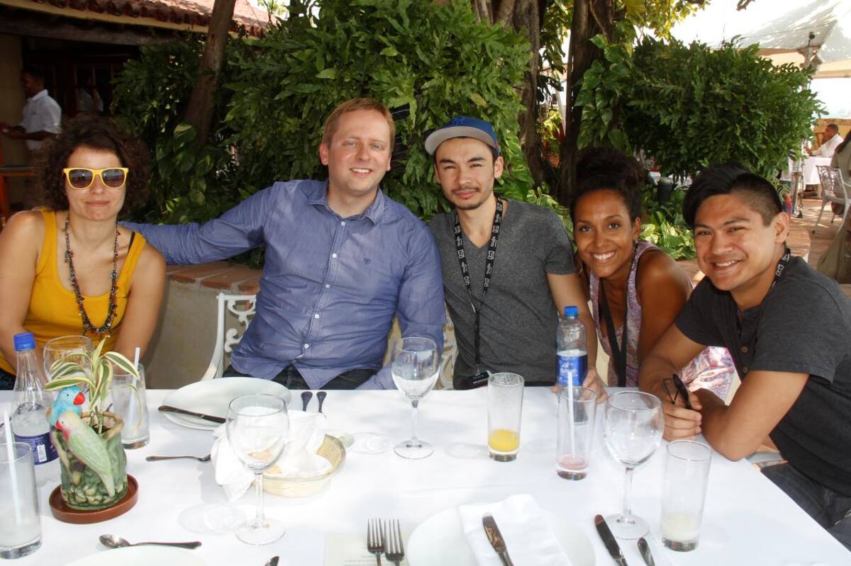 Julia Kolberger, Michal Oleszczyk, Josef Wladyka, Salma Claussnitzer y Alan Blanco.