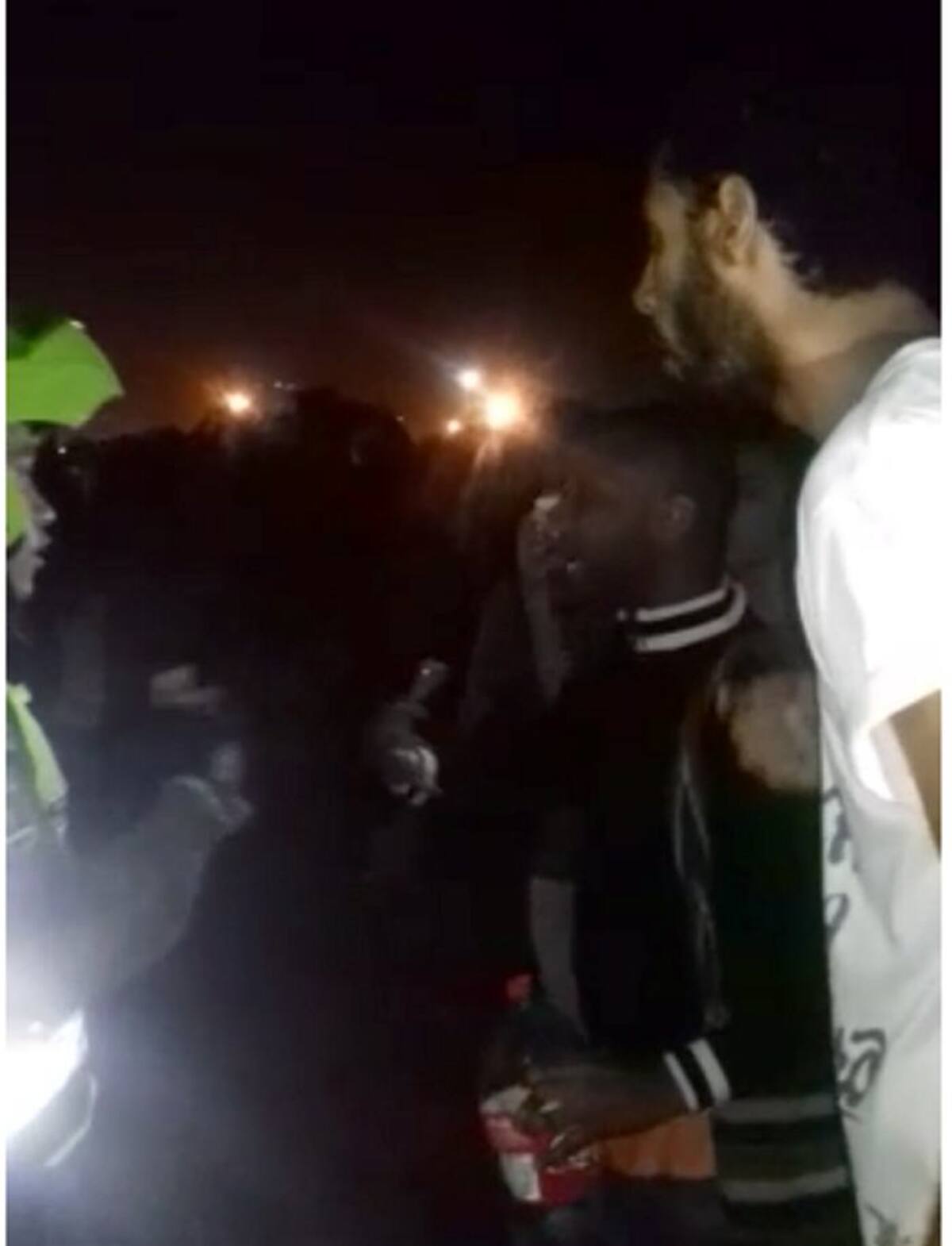 Imagen captada de un video grabado por los miembros de la comunidad LGBTI. FOTO CORTESIA
