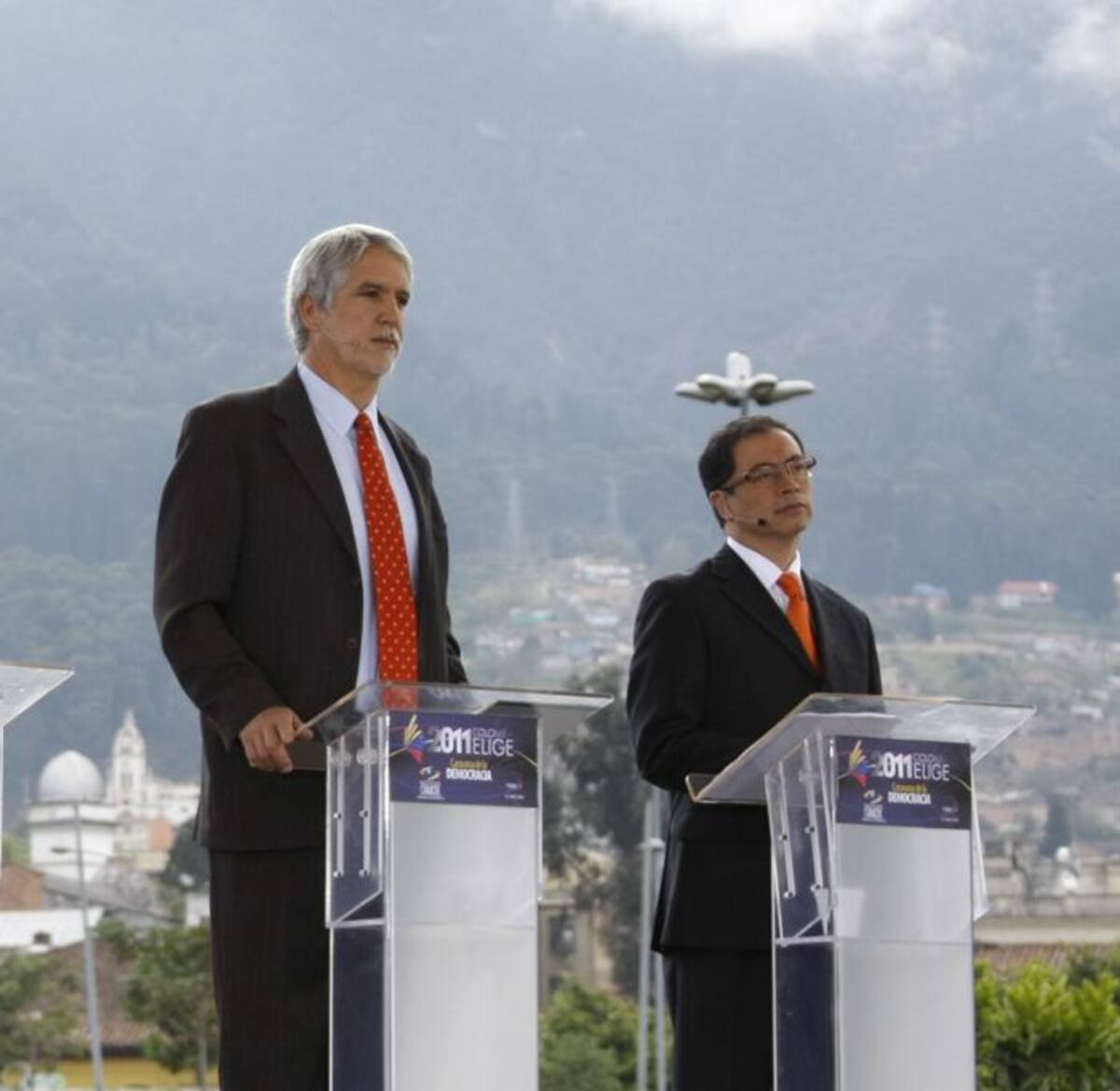 Enrique Peñalosa y Gustavo Petro. ARCHIVO