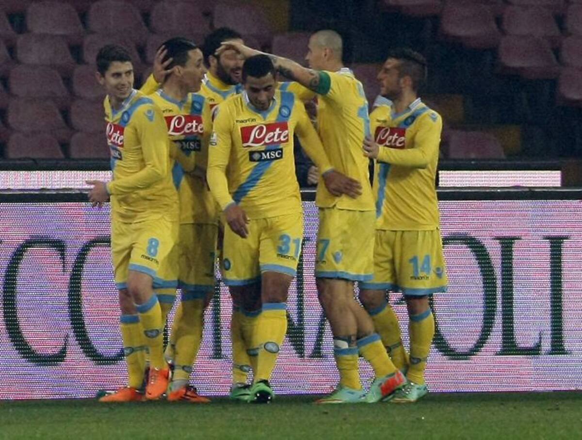 Napoli jugará la final de la Copa de Italia con Fiorentina. AFP CARLO HERMANN