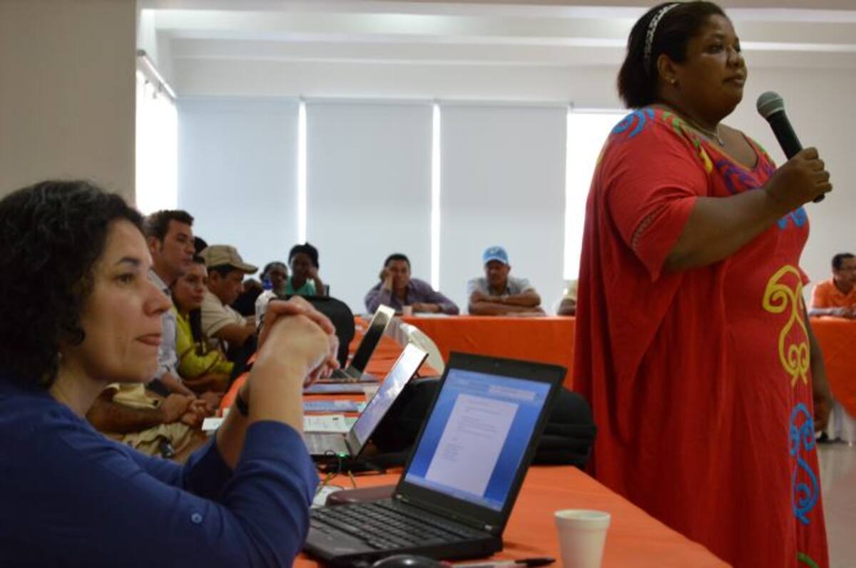 Durante la construcción de la Agenda Común para la Paz, que se presentó el pasado viernes en Cartagena, se crearon escenarios de participación de todas las comunidades de Bolívar, durante dos años. Cortesía.