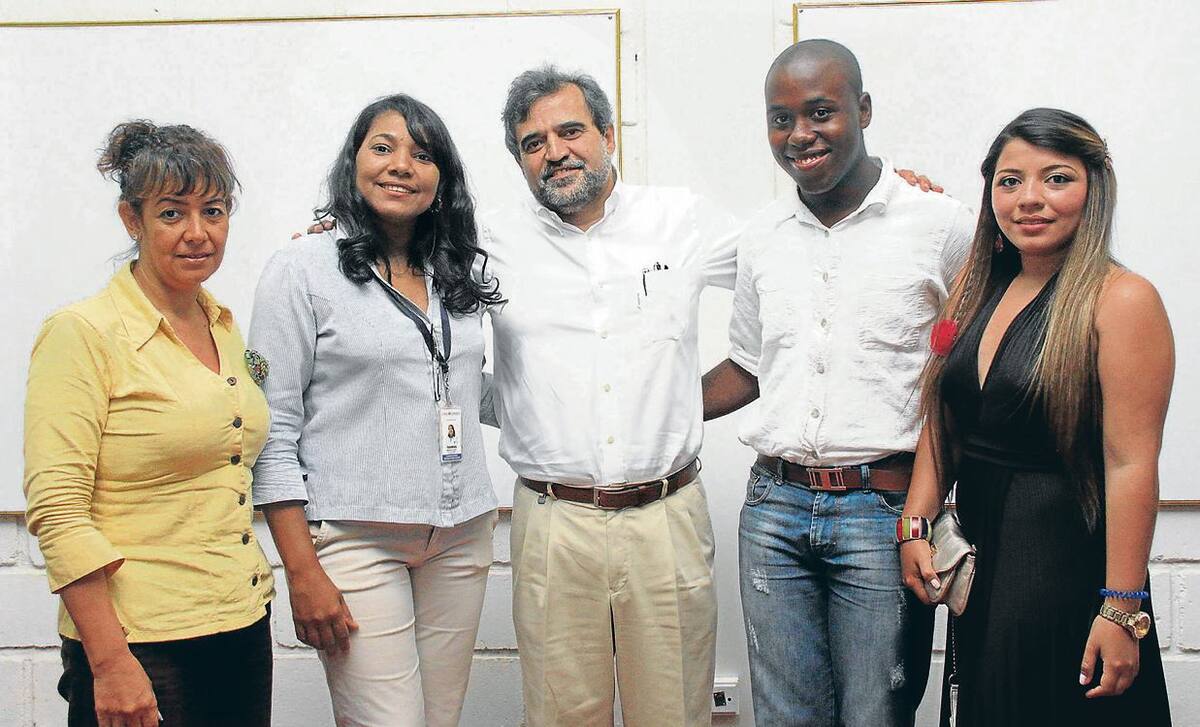 Sara Bernal, Yasmira Mercado, Óscar Rueda, Yosimar Palacios y Lina Teherán.