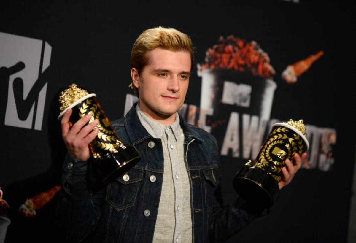 Josh Hutcherson ganó el premio a mejor actuación masculina. AP Jordan Strauss
