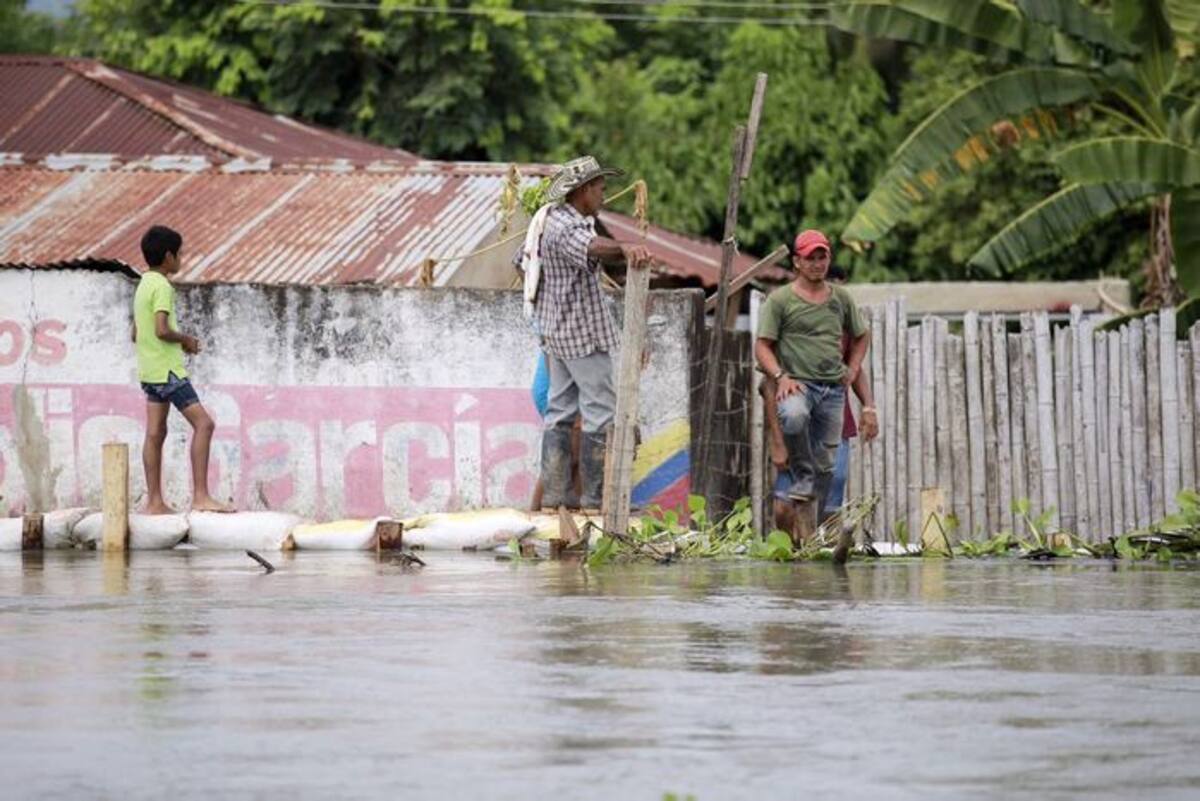 El nivel del río Magdalena aumenta diariamente, lo que mantiene con zozobra a la comunidad del sur de Bolívar. Cortesía