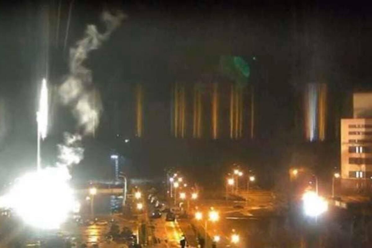 Incendio en central nuclear en sur ucraniano por ataque ruso