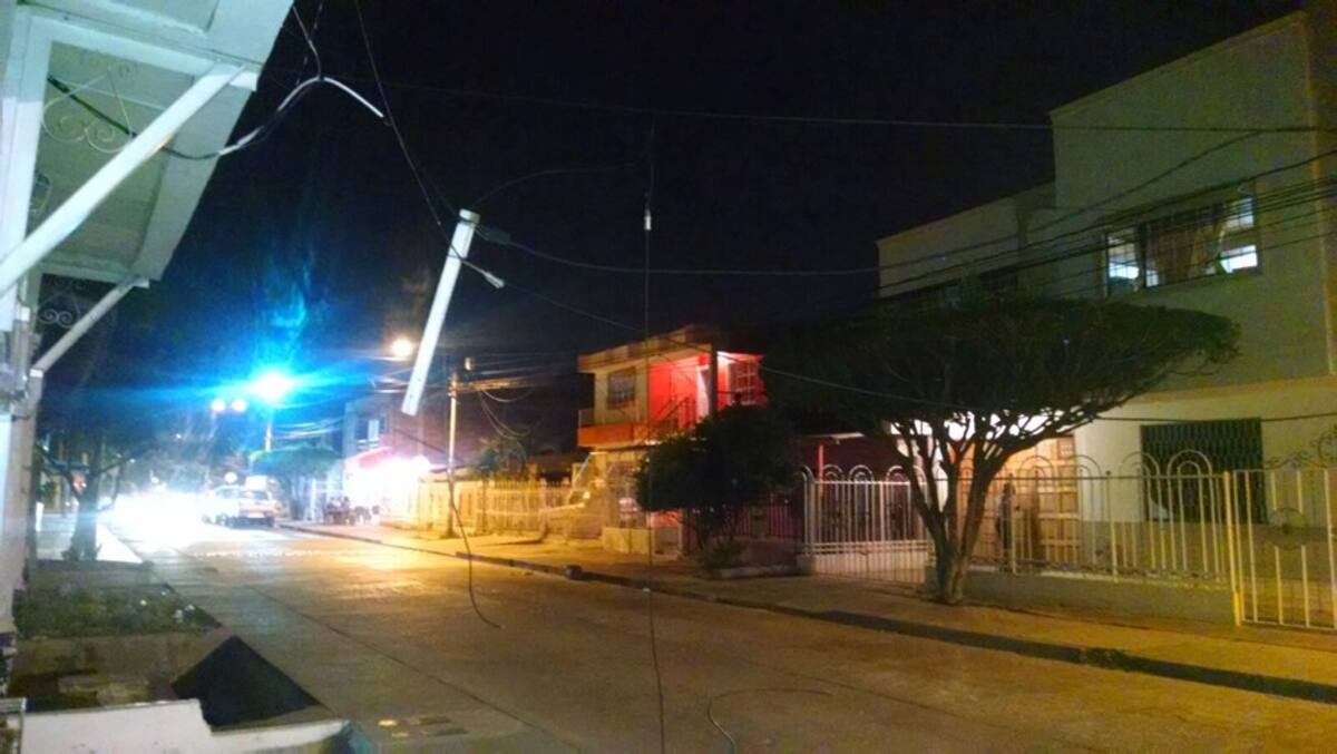 El incidente en el barrio Amberes se presentó a las 3:00 de la tarde. CORTESÍA