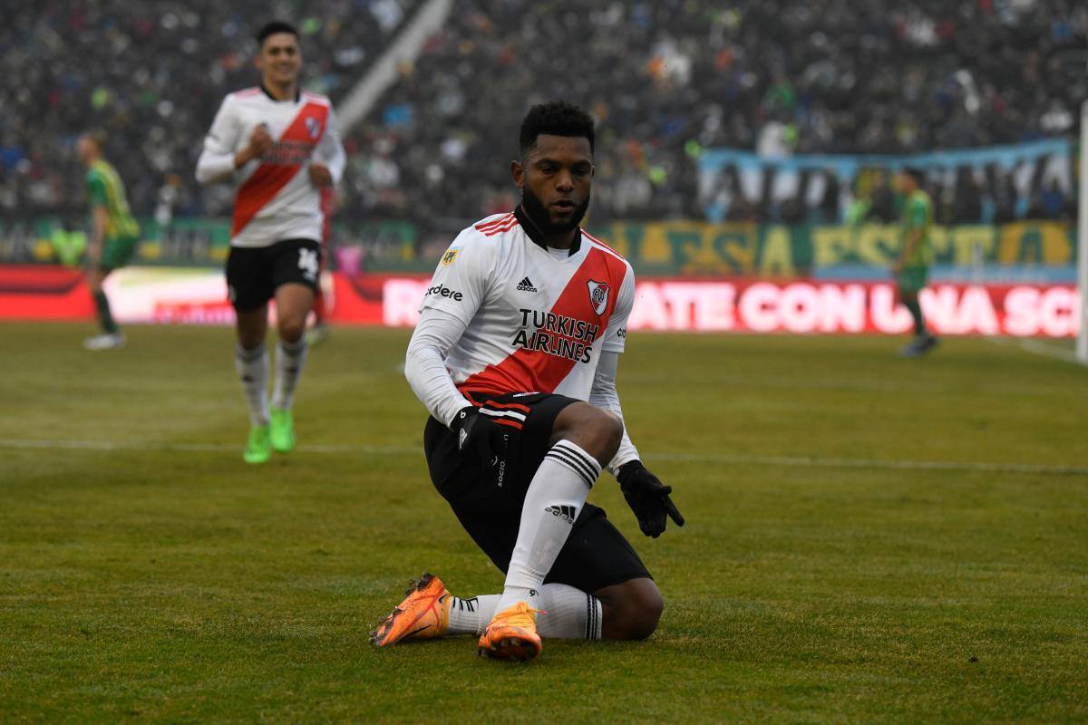 Miguel Ángel Borja hizo “fiesta” con River Plate