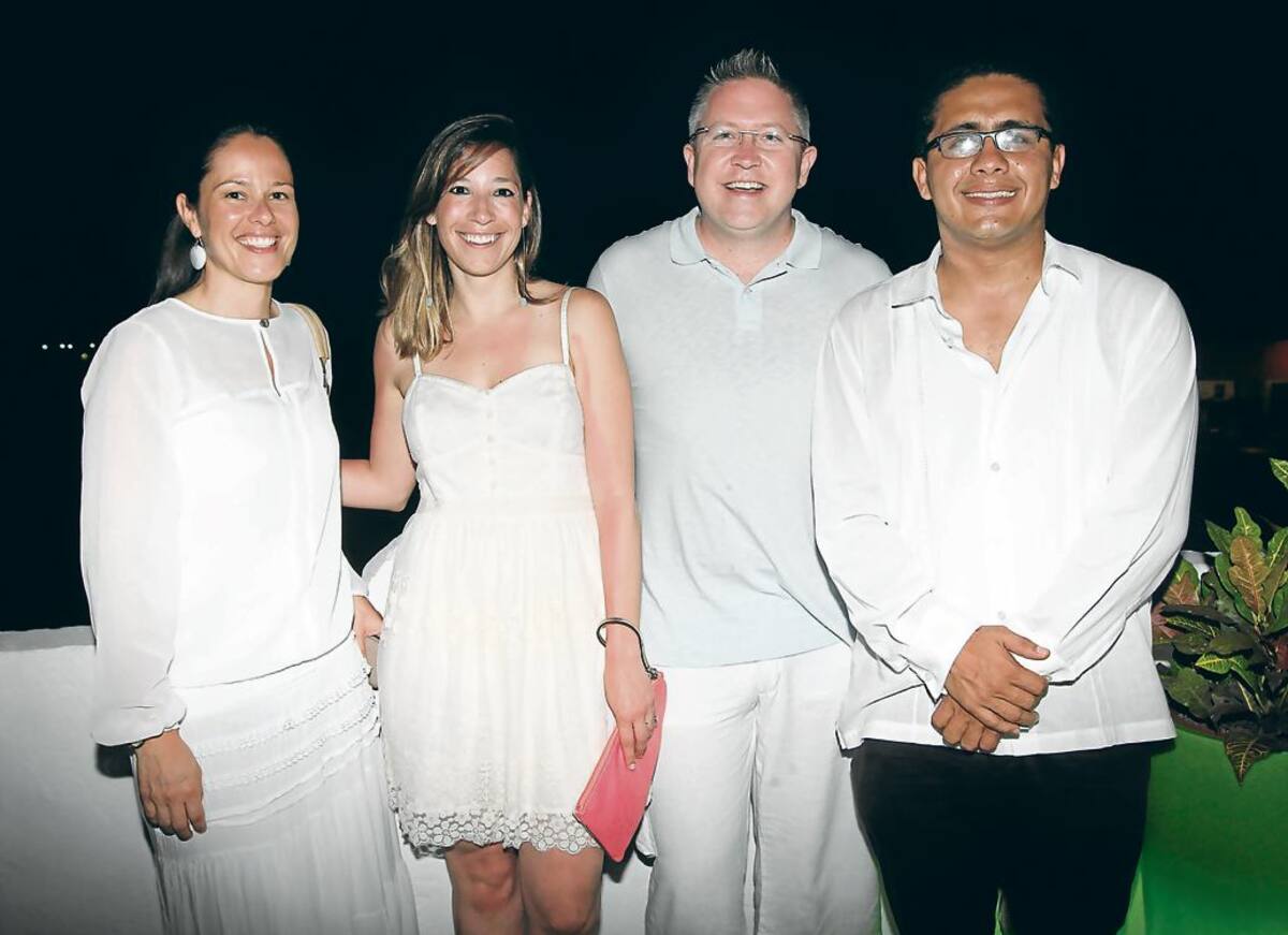 Jessica Rebstock, Beth Sousa, Patrick Connor y Jorge Barba. Fotos Aroldo Mestre/El Universal/