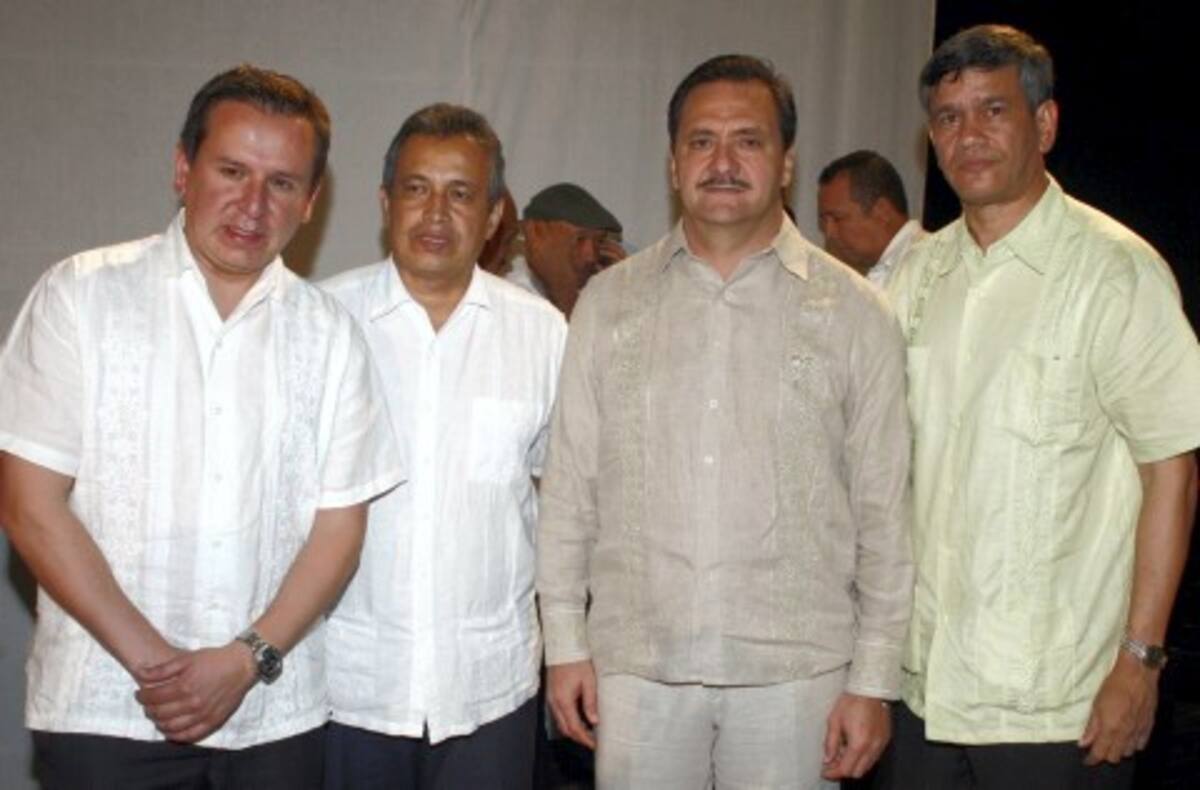 Jeferson Beltrán Neira, Carlos Julio Castellanos Rincón, Jesús Paternina Samur y Estewil Quesada, miembros del jurado.