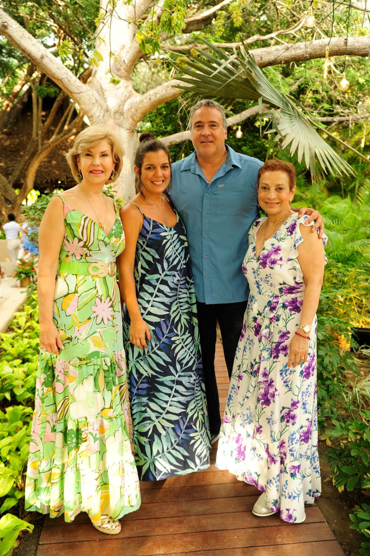 Piedad Zuccardi, María Carolina Alcocer, Miguel García y Teresa García.