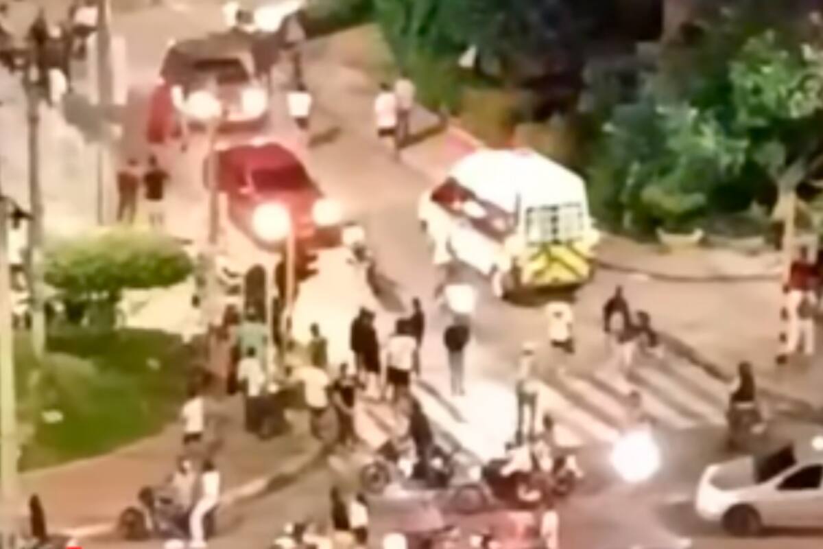 Video: con disparos ocasionan disturbios en celebración en el Almirante Colón
