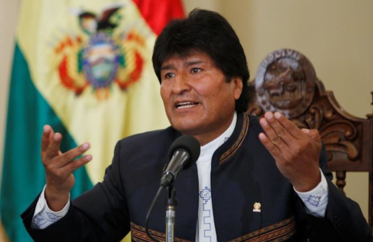 Evo Morales, presidente de Bolivia. AP
