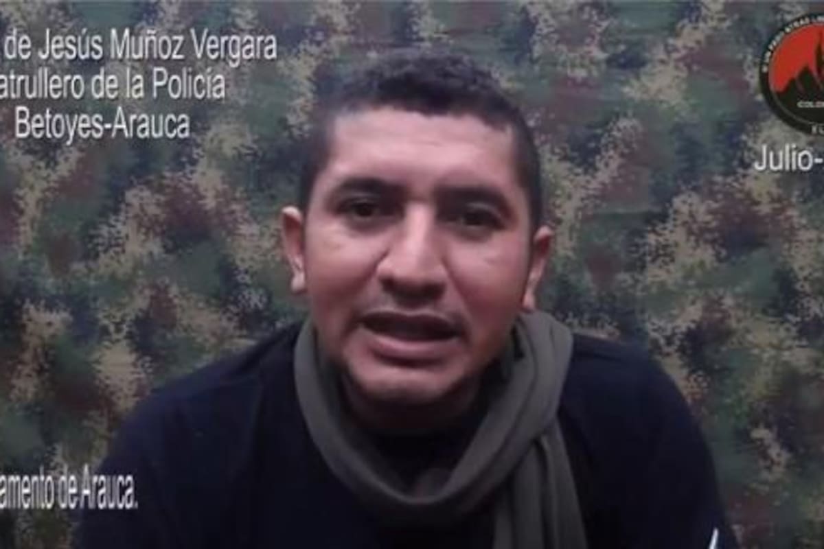 ELN envió pruebas de supervivencias del patrullero sucreño Mauro Muñoz