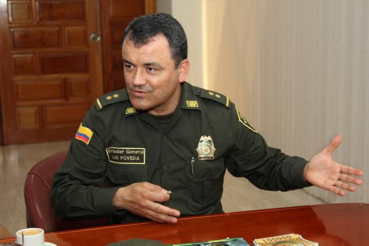 General Luis Poveda, comandante Policía Metropolitana de Cartagena.