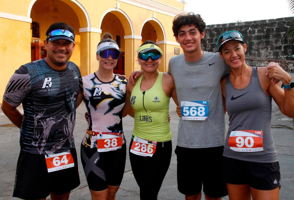Jorge Romero, Angie Borrero, Lina Hincapié, Patrick Thiriez y Yoli Arrázola.