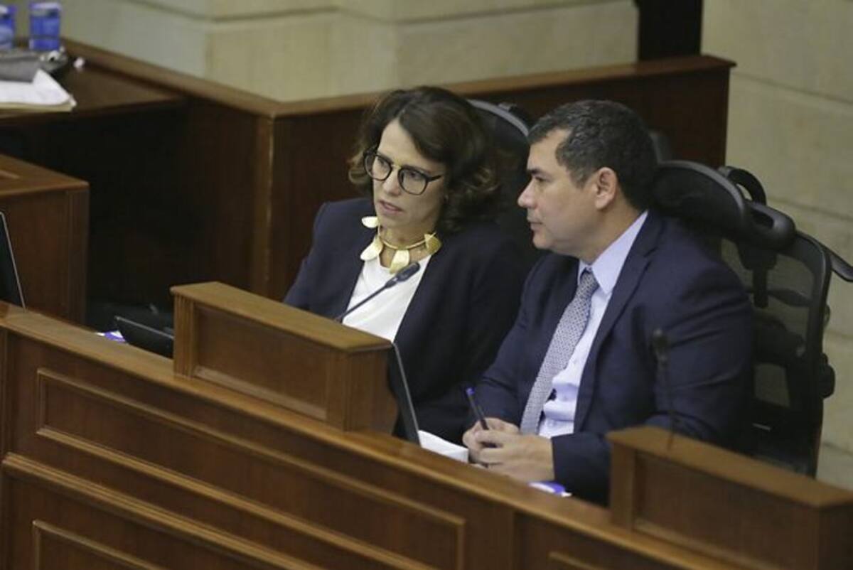 Debate de Moción de censura del Ministro de Hacienda, Alberto Carrasquilla que se llevó acabó en la Cámara de Representantes. COLPRENSA