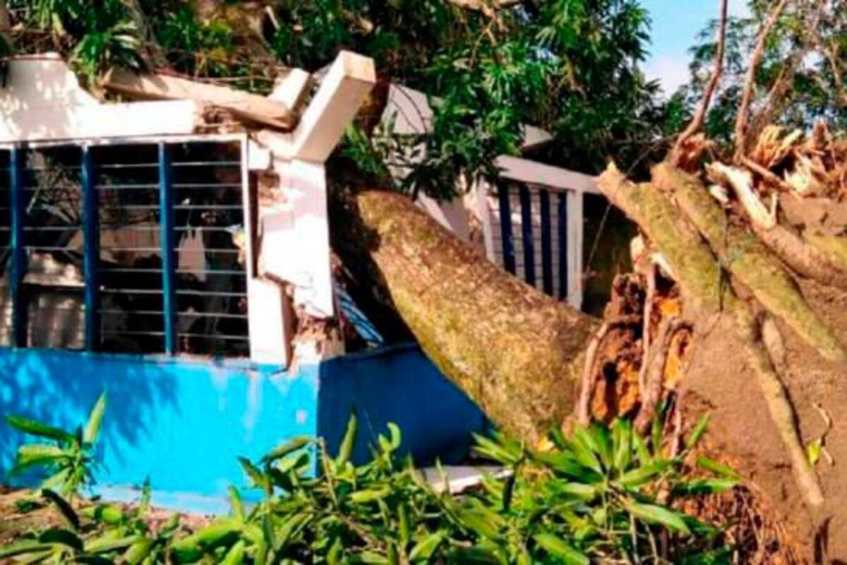 Entregan ayudas a familias afectadas por vendaval en Barranco de Loba