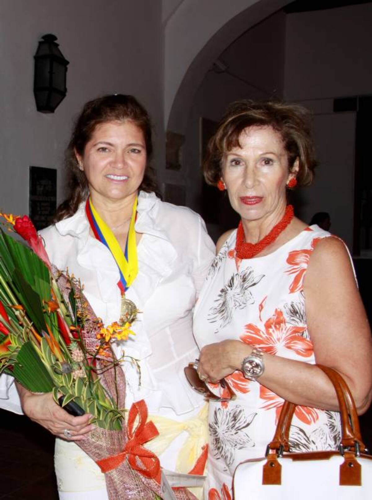 Francia Escobar de Zarate y Rosario Pinzón de Martínez. Zenia Valdelamar/El Universal/