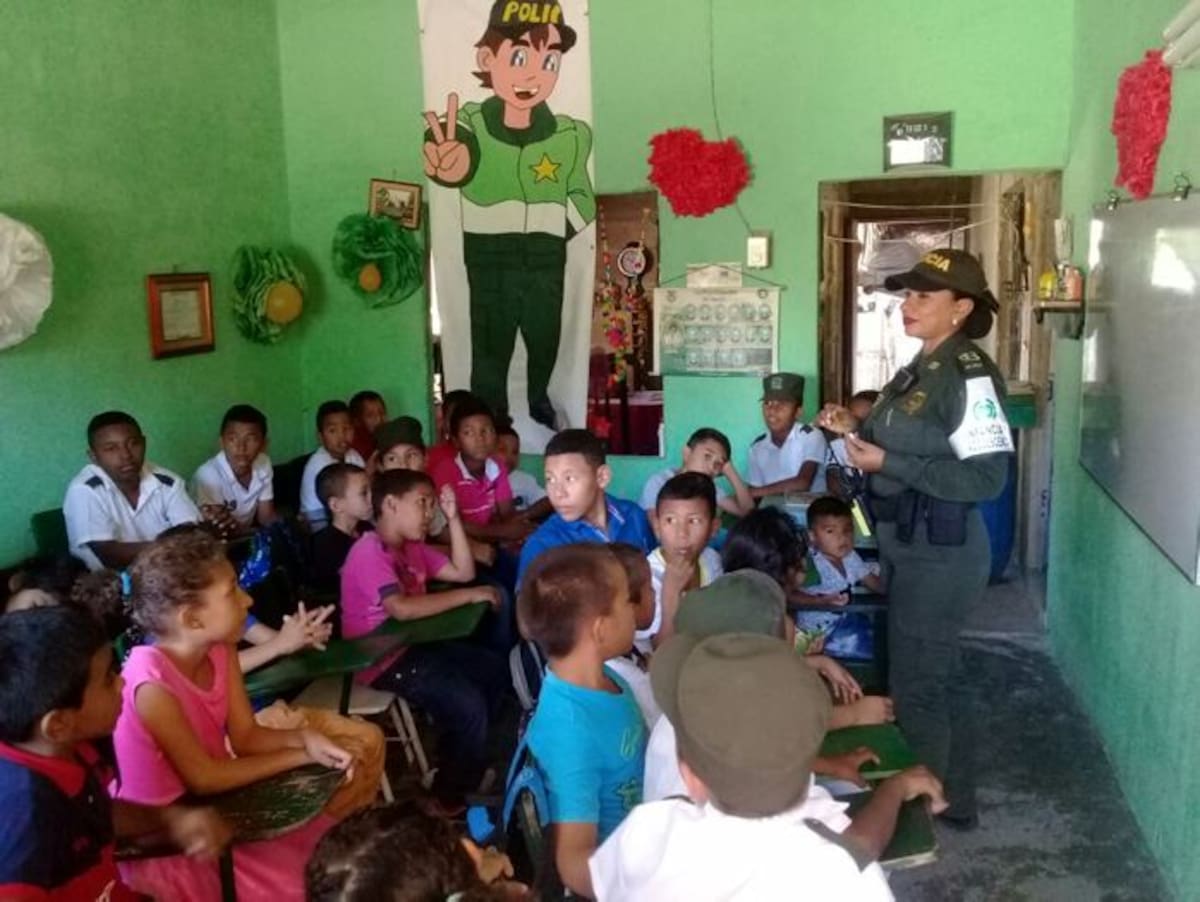 A los niños igualmente se les brindó una charla de prevención del trabajo infantil.