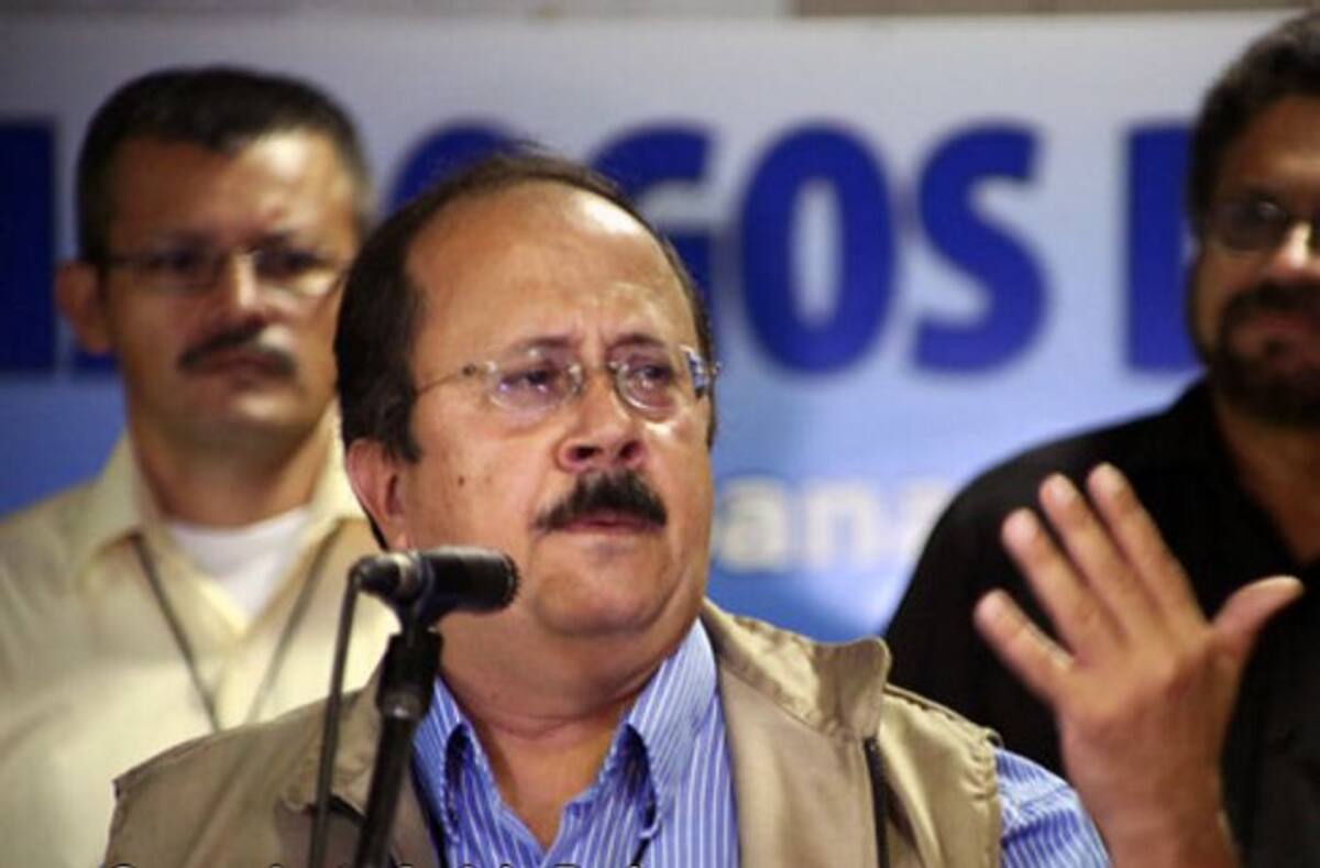 Alias Andrés París, negociador de las Farc en el Proceso de paz. COLPRENSA