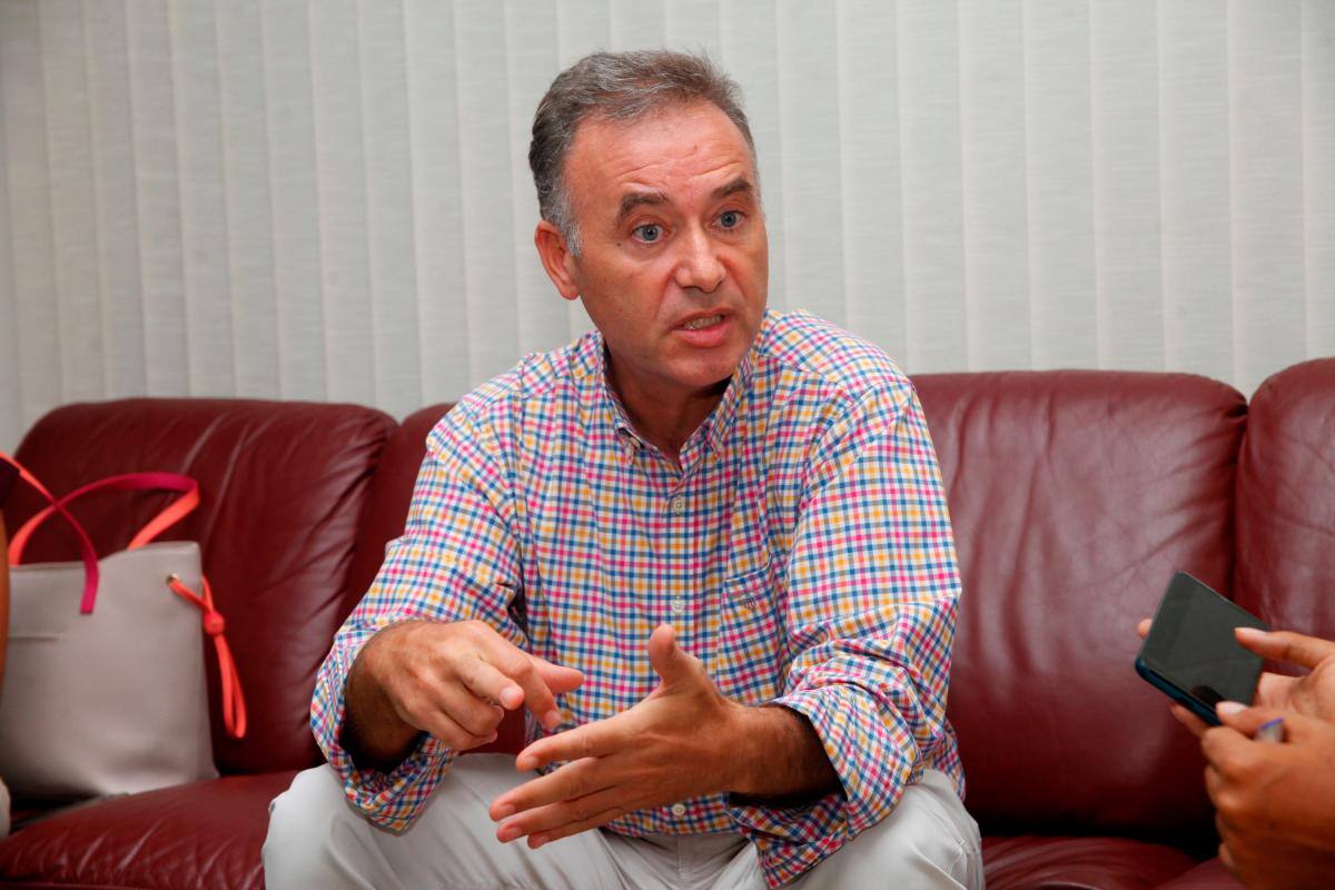 Jesús García, gerente de la empresa Aguas de Cartagena.