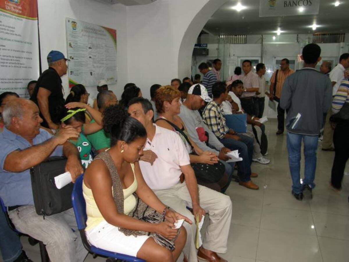 El pago de los impuestos se hace en la Tesorería Departamental. LEDIS CARO D. - EL UNIVERSAL -