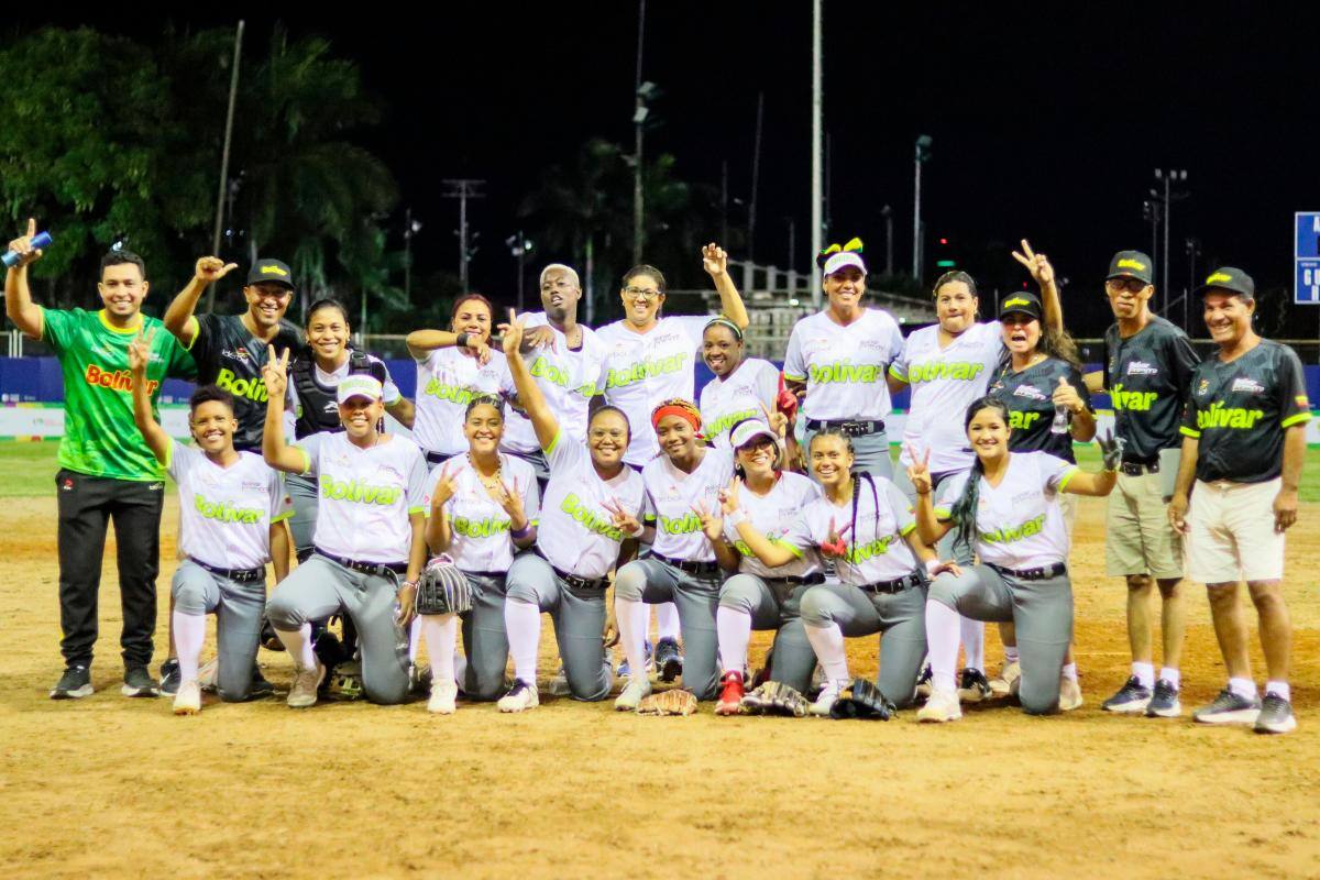 Atención: Bolívar va a la final del sóftbol femenino en los Juegos Nacionales