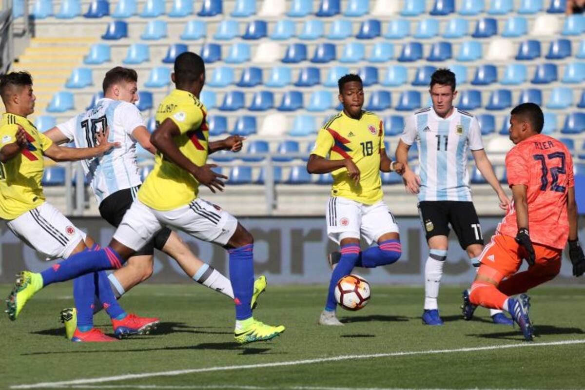 Colombia sub 20 no mejora y pierde ante Argentina en Sudamericano