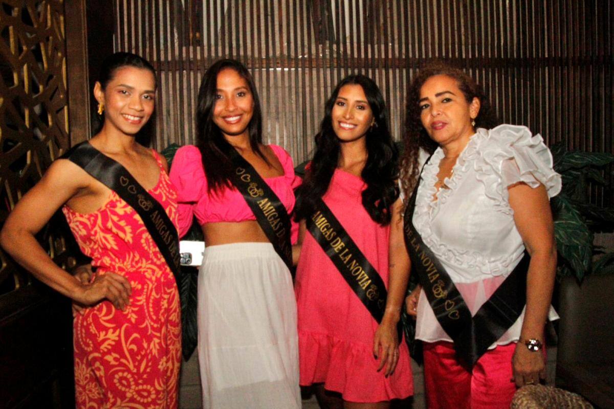 Arneis Pérez, Ana Ayaso, Daniela Flórez y Marbel Pachón.