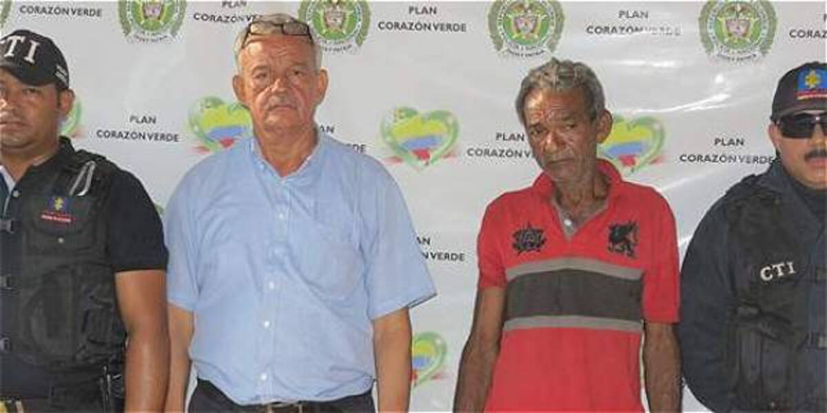 Los dos capturados por la tragedia en Fundación, Magdalena. COLPRENSA