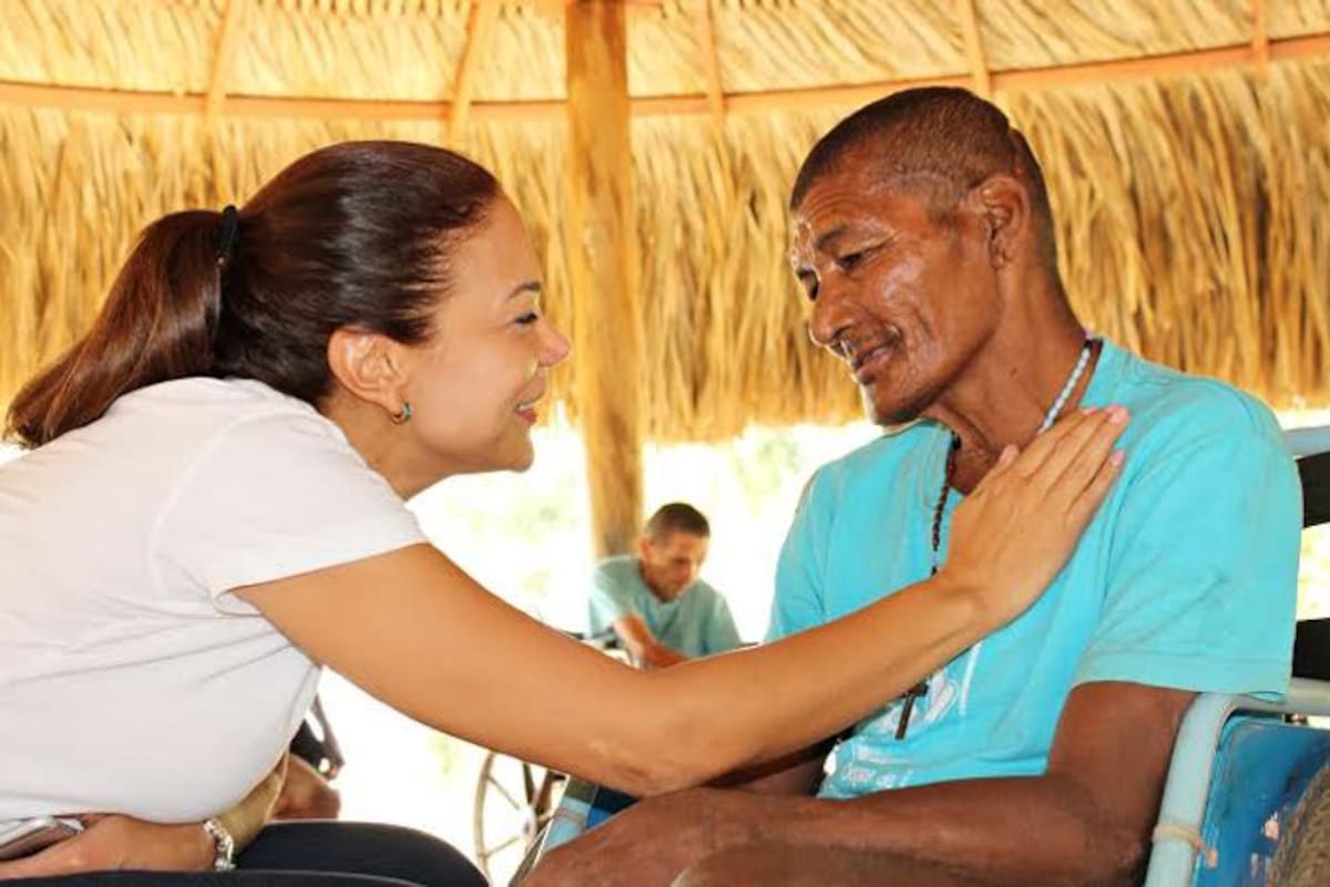 Juan Felipe, uno de los ancianos que hace parte de la fundación. CORTESÍA