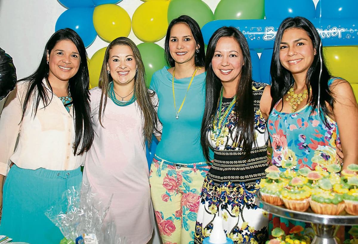 Gloria Ramírez, Diana Romero, Katherine Pinzón, Sayde Escudero y Laura Sierra.