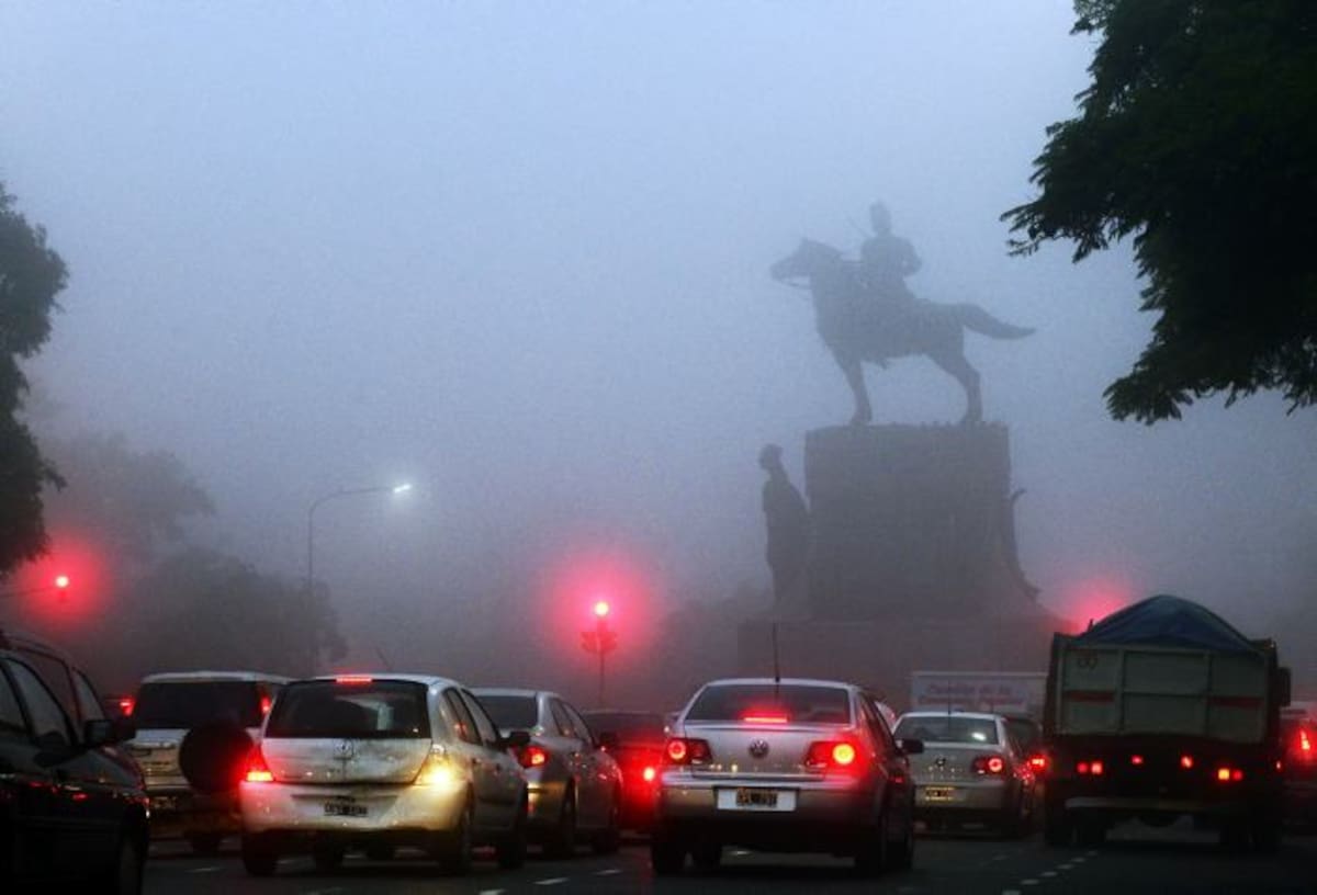 Las autoridades dispusieron una "alerta vial" sobre las rutas de la provincia de Buenos Aires, el mayor distrito argentino. AFP DANIEL GARCIA