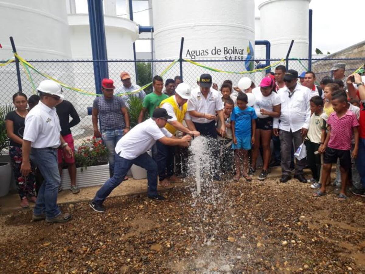 $1.181 Millones invirtió la Gobernación de Bolívar en el acueducto de Tacamocho Lila Leyva