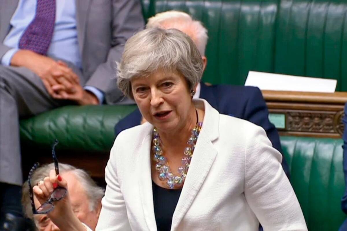 May pide el voto a favor del acuerdo del “brexit” de Johnson