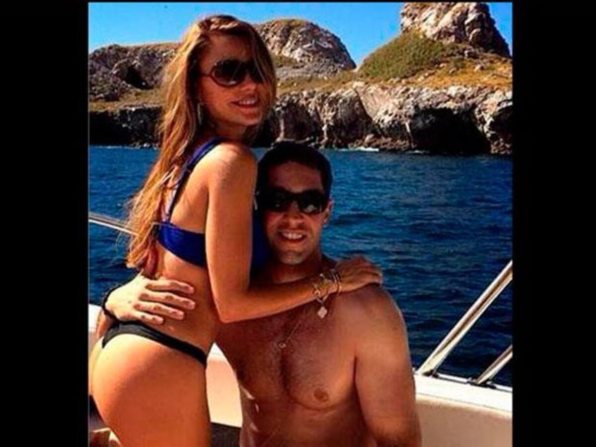 Sofía Vergara y su prometido Nick Loeb. CORTESIA