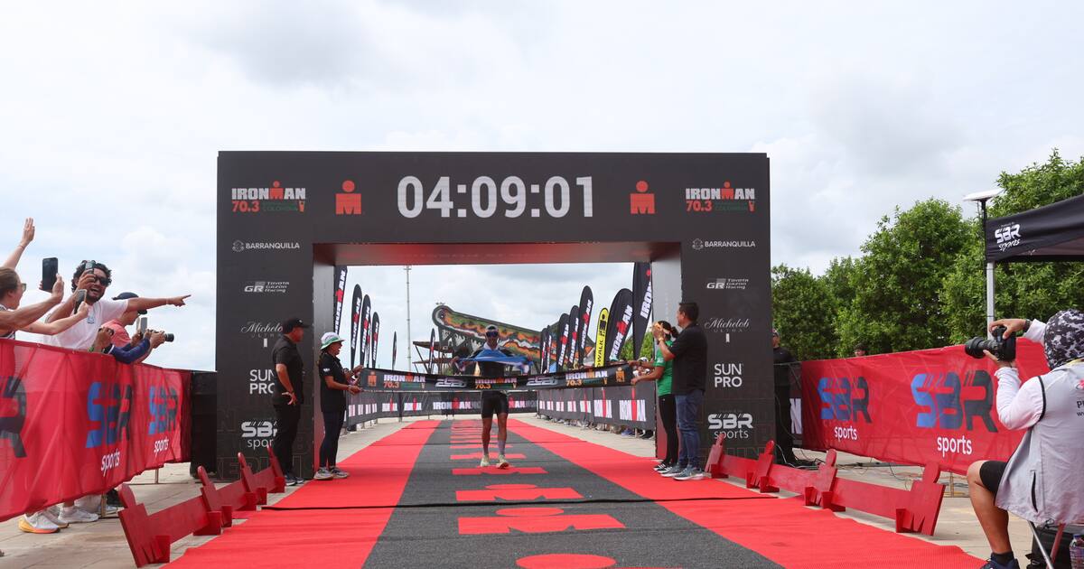 Argentina y Colombia brillaron en el Ironman 70.3 Barranquilla