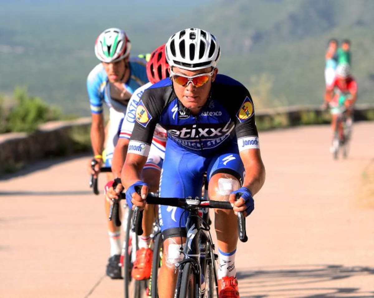 Rodrigo Contreras, ciclista colombiano del Etixx. COLPRENSA