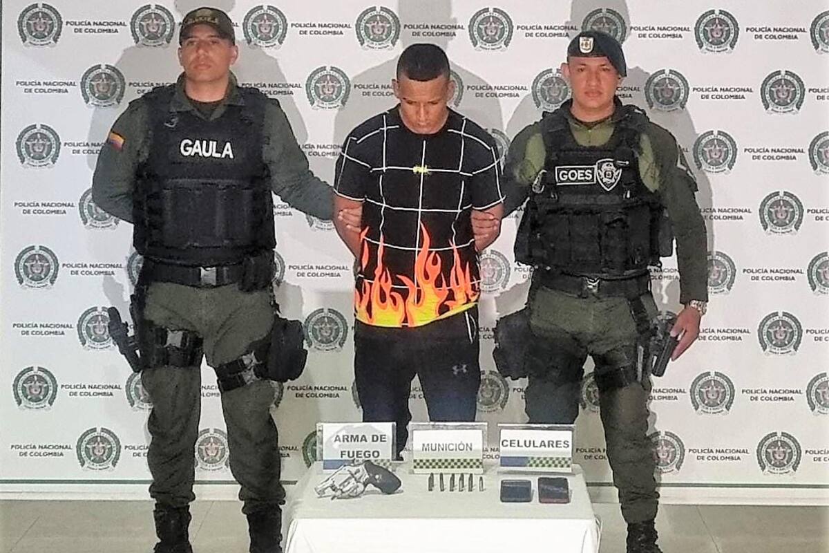 El Gaula da duro golpe a ‘Los Norteños’, capturó a uno de sus sicarios