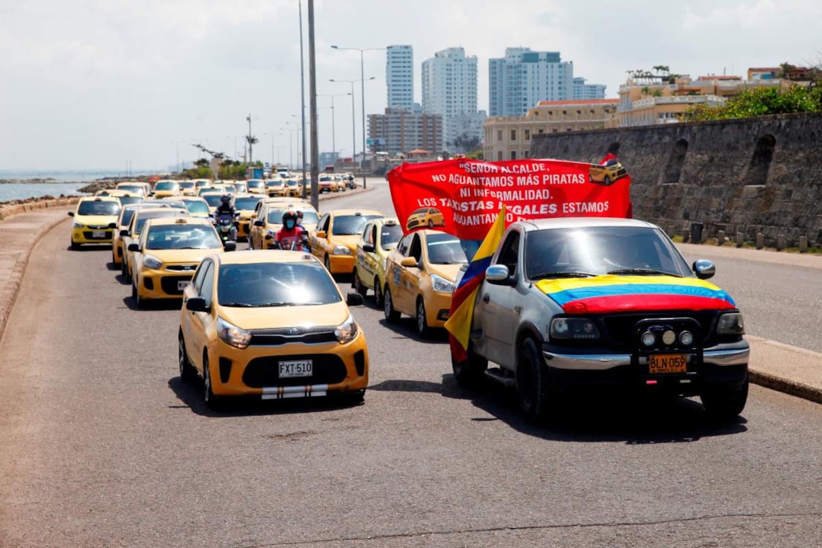 El paro de taxistas y las afectaciones en la movilidad