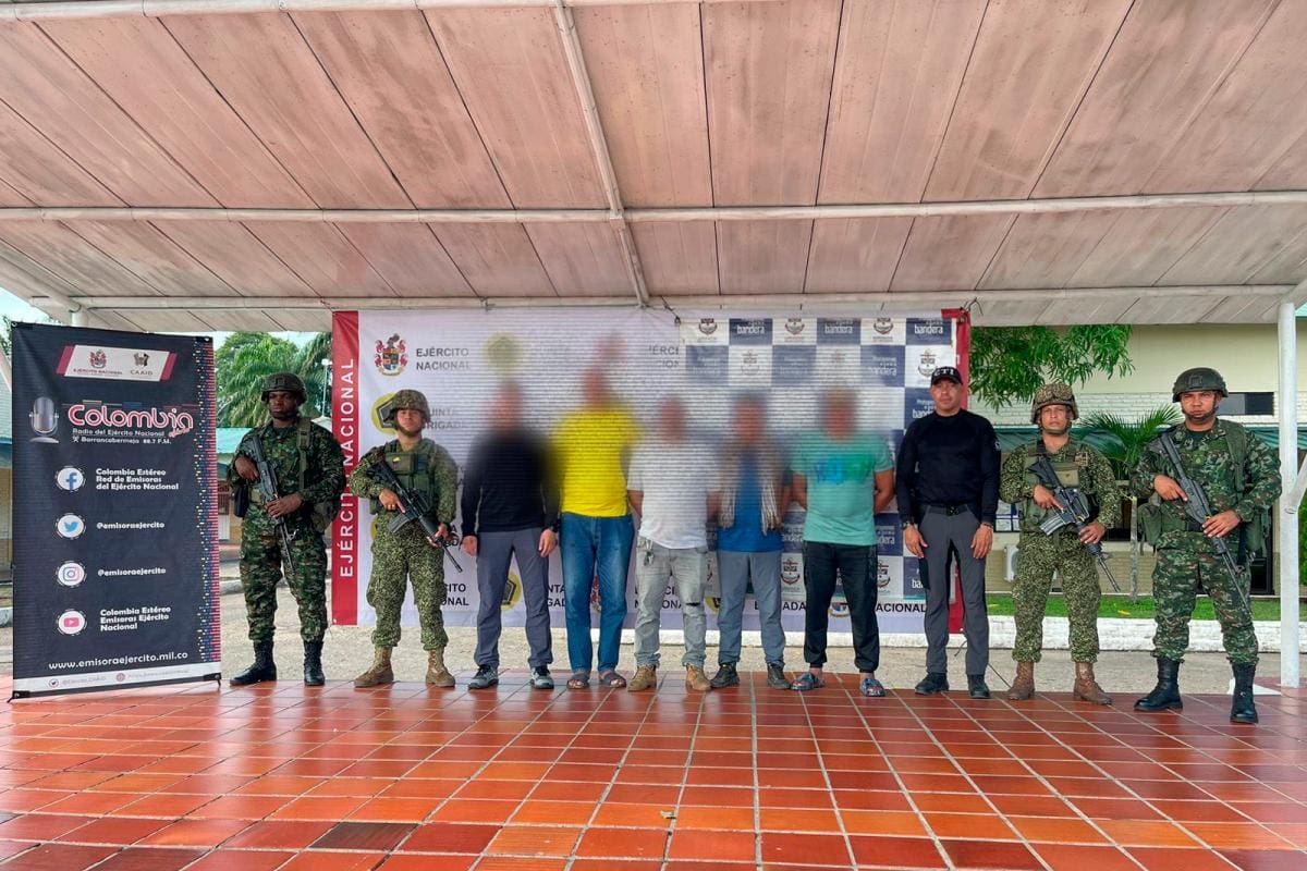 Con maquinaria del Clan del Golfo, capturan 4 personas por minería ilegal