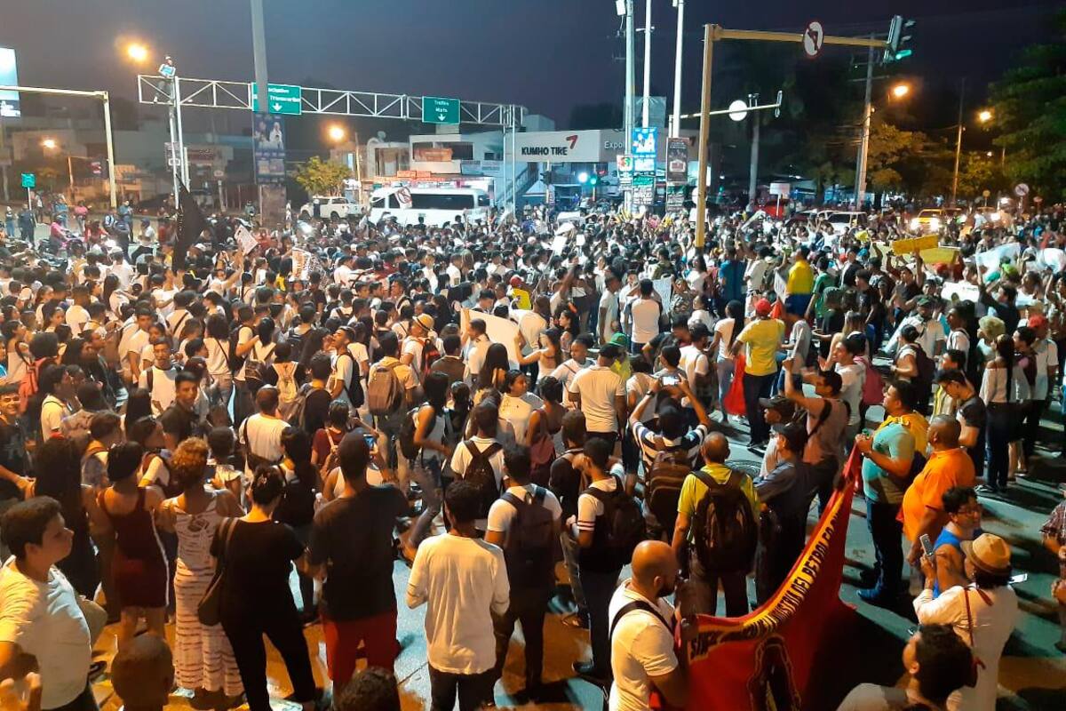 Estudiantes cartageneros se toman la Pedro de Heredia tras muerte de Dilan