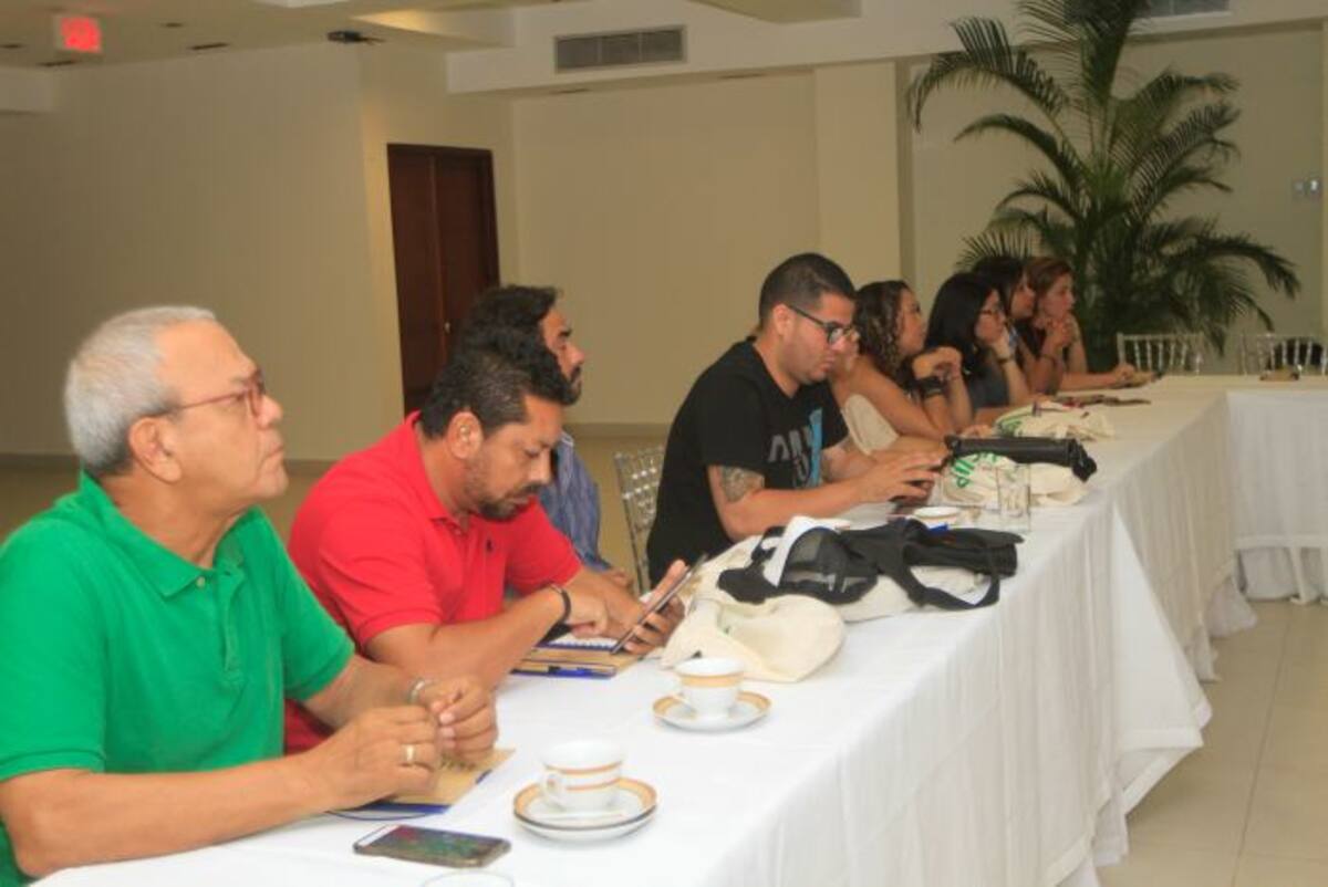 Primer Encuentro de Periodistas por el Cambio Climático, en el auditorio de El Universal, en el Pie del Cerro. JULIO CASTAÑO