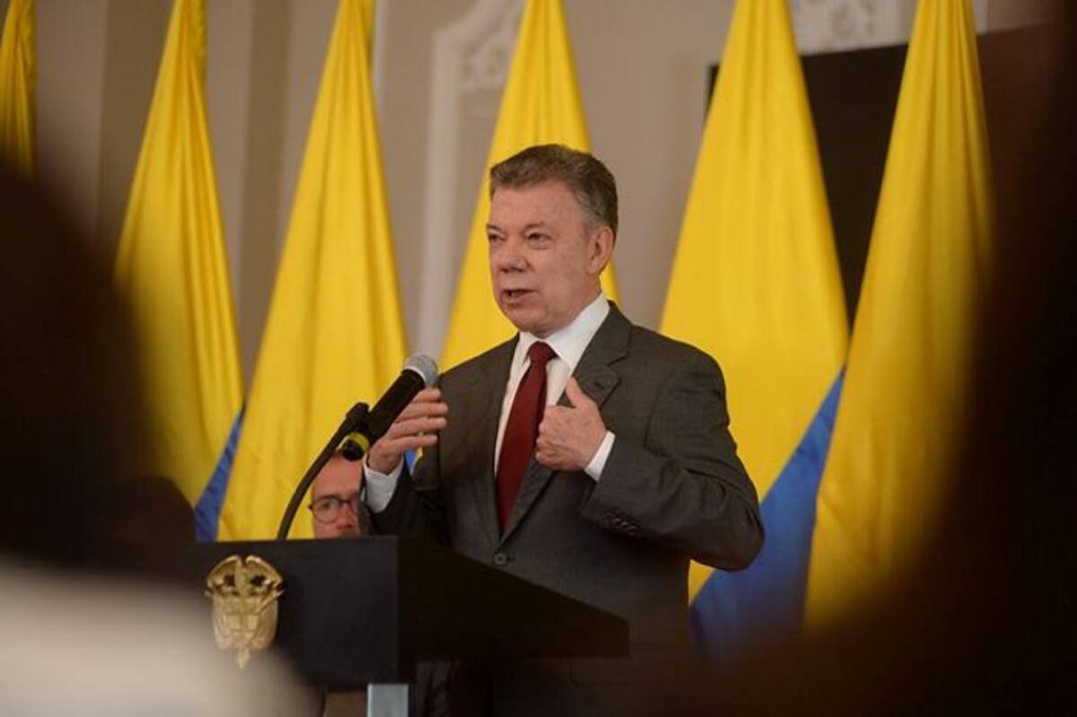 Juan Manuel Santos, presidente de Colombia. Colprensa.